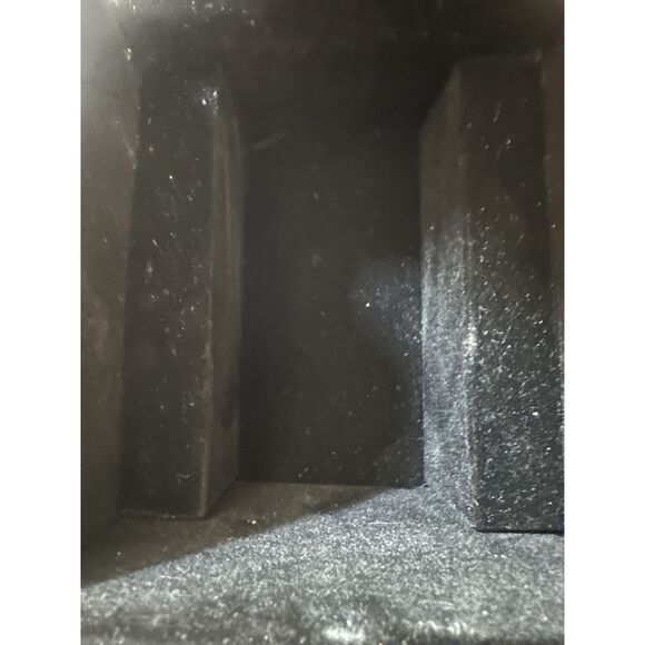 Bulova Watch Box Black  Men's & Women's Display Storage Case 4x5x3 in - Picture 4 of 4